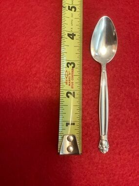Sterling Silver Demitasse Spoon Copenhagen by Manchester.